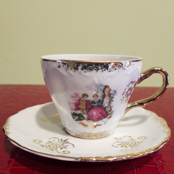Lefton China Hand Painted Sugar and Cremer Set - Picture 13 of 14
